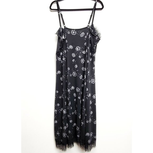 NWT Hot Topic 2 Cosmic Aura Skull Rose Midi Slip Dress 2X 18 20 - Picture 8 of 11